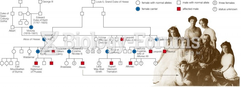 Hemophilia A in Descendents of Queen Victoria of England