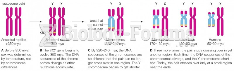 Evolution of X and Y Chromosomes from Homologous Autosomes