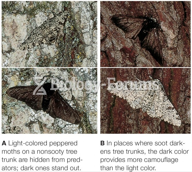 Directional Selection in Peppered Moths