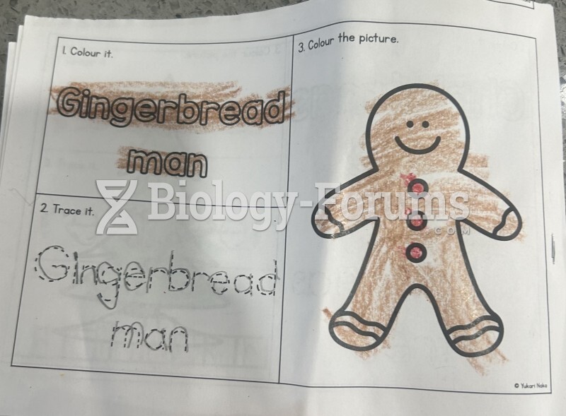 Gingerbread man kid drawing