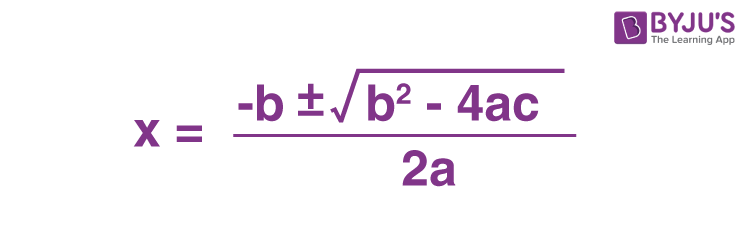 Quadratic Formula