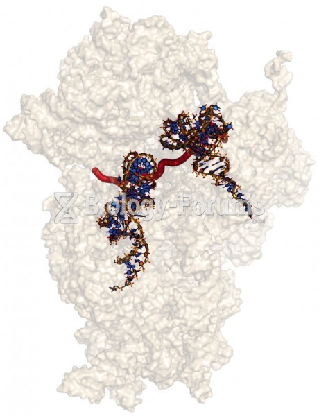 tRNA interacting with ribosome