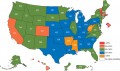 Prevalence rates of obesity in the United States, 2014